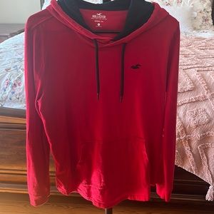 Hollister front pocket hooded T